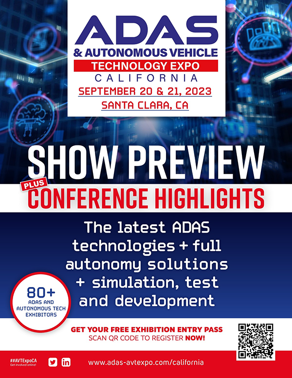 ADAS & Autonomous Vehicle Technology Expo California 2023